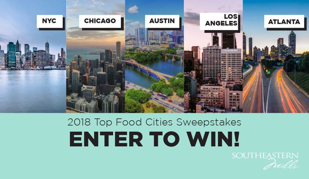 Top Food Cities Sweepstakes | Overtone Agency